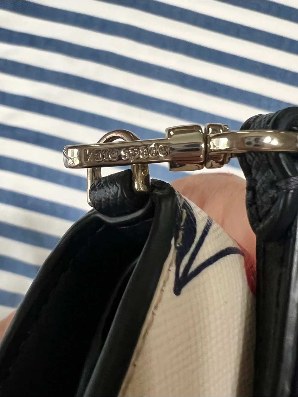 kate spade Cream Cherry-Print Wristlet